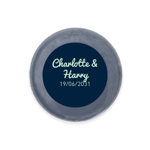 Round Bar of Soap with Sticker (set of 6)