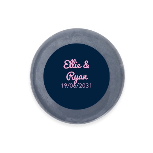 Round Bar of Soap with Sticker (set of 6)