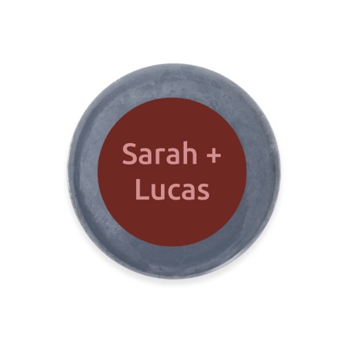 Round Bar of Soap with Sticker (set of 6)