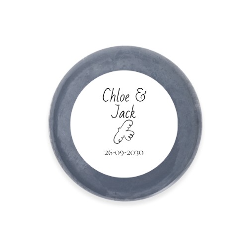Round Bar of Soap with Sticker (set of 6)