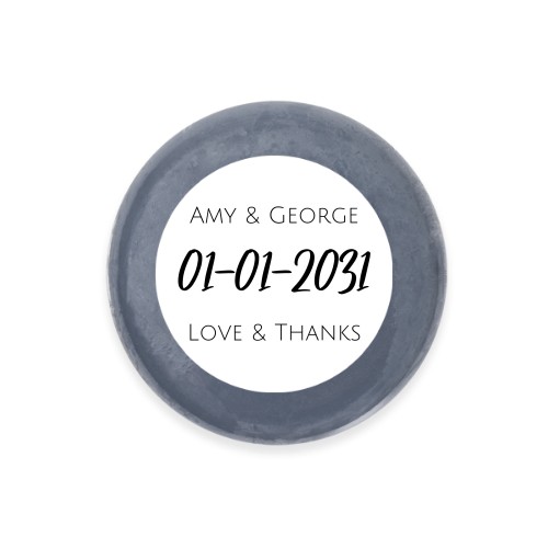 Round Bar of Soap with Sticker (set of 6)