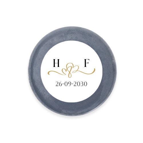 Round Bar of Soap with Sticker (set of 6)