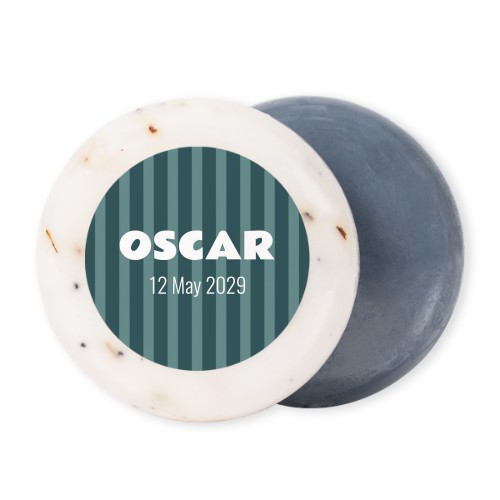 Round Bar of Soap with Sticker (set of 12)