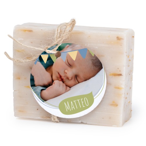 Palasaippua pyöreällä etiketillä (6 kpl)