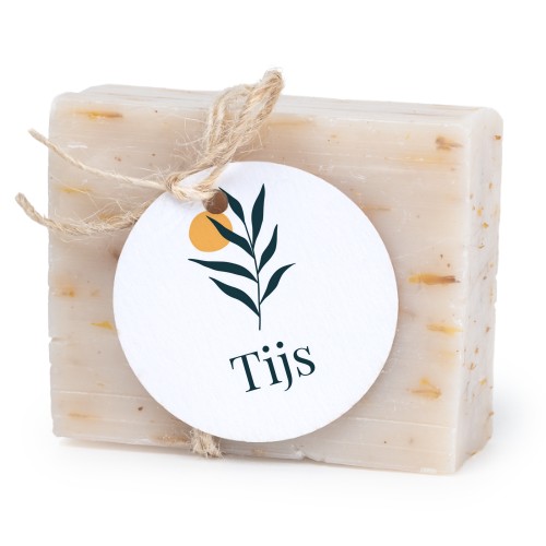 Soap bar with round label (6 pcs)