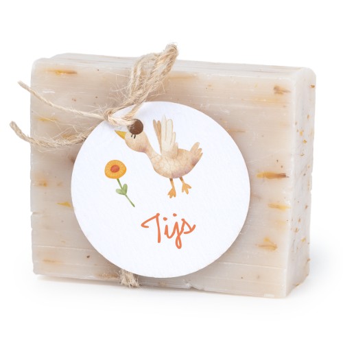 Soap bar with round label (6 pcs)