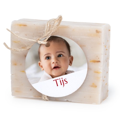 Zeepje met rond label (set van 6)