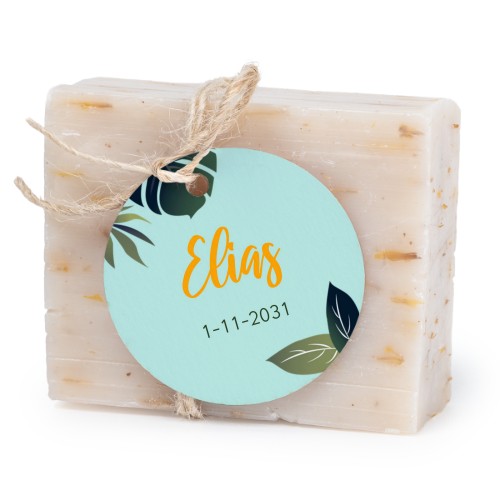 Fast tvål med rund etikett (6 st)