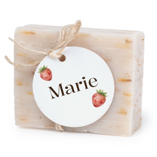 Zeepje met rond label (set van 6)