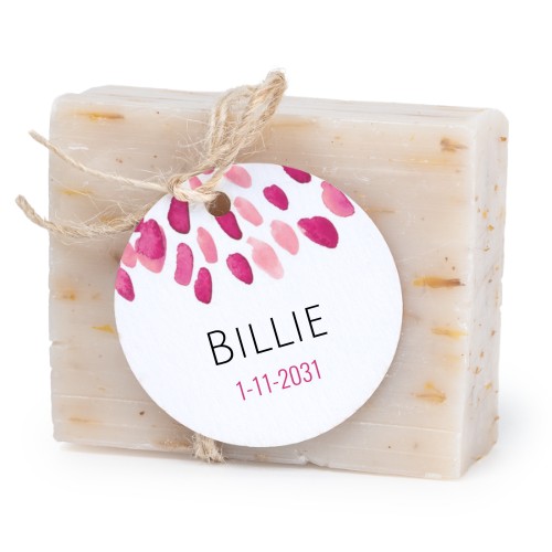 Soap bar with round label (6 pcs)