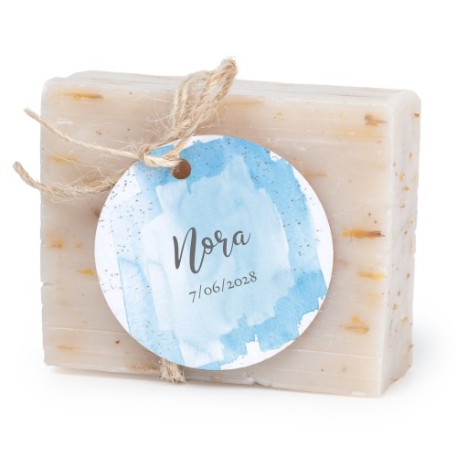 Seife mit rundem Etikett (6er-Set)