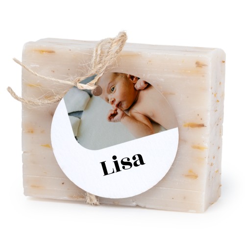 Lot de 6 savons avec étiquettes rondes