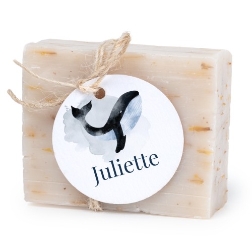 Soap bar with round label (6 pcs)