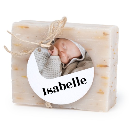 Lot de 6 savons avec étiquettes rondes