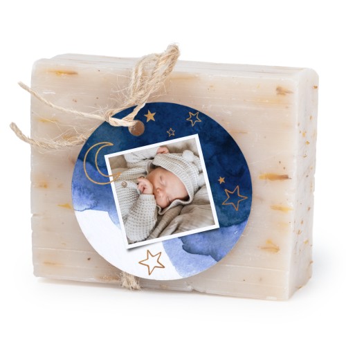 Soap bar with round label (6 pcs)