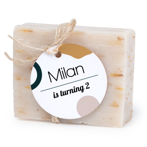 Palasaippua pyöreällä etiketillä (6 kpl)