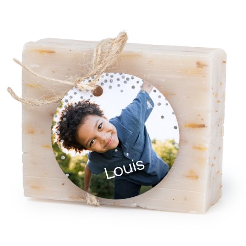 Soap bar with round label (6 pcs)