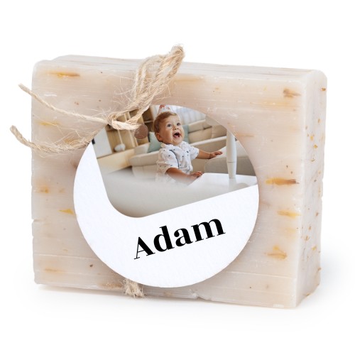 Soap bar with round label (6 pcs)