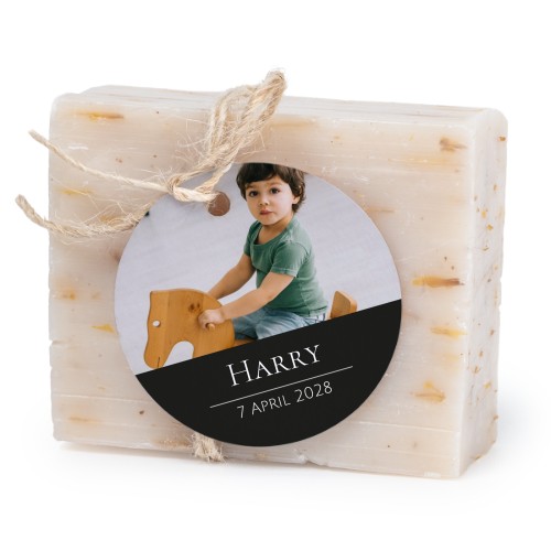 Seife mit rundem Etikett (6er-Set) Seife mit rundem Etikett (6er-Set)