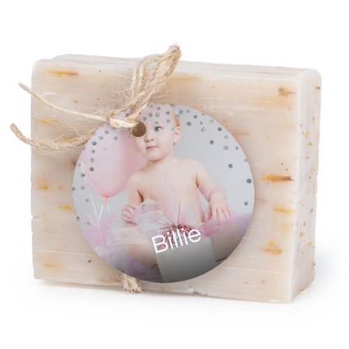 Zeepjes met rond label - set van 6 Zeepjes met rond label - set van 6