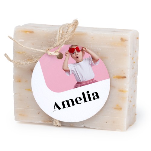 Soap bar with round label (6 pcs) Soap bar with round label (6 pcs)