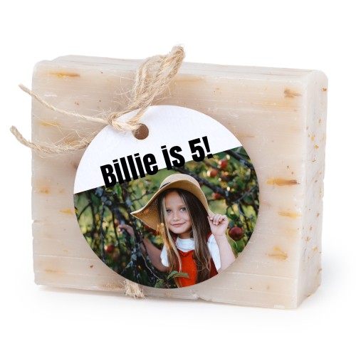 Zeepje met rond label (set van 6) Zeepje met rond label (set van 6)