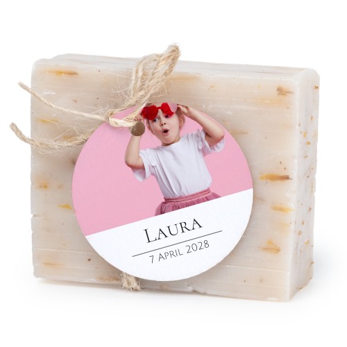 Seife mit rundem Etikett (6er-Set)