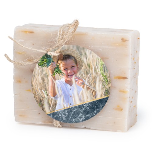 Soap bar with round label (6 pcs)