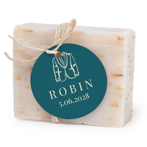 Soap bar with round label (6 pcs) Soap bar with round label (6 pcs)