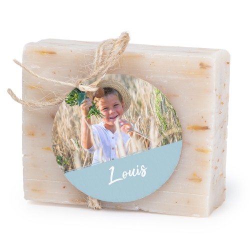 Lot de 6 savons avec étiquettes rondes