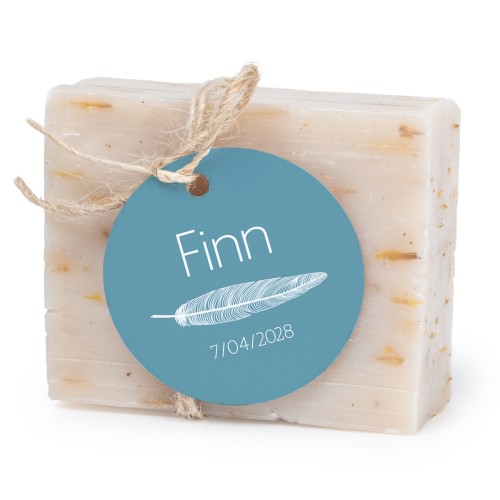 Seife mit rundem Etikett (6er-Set)