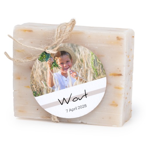 Seife mit rundem Etikett (6er-Set)