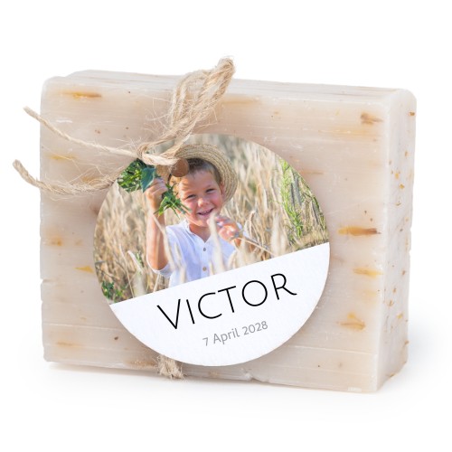 Seife mit rundem Etikett (6er-Set)