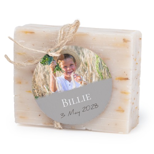 Seife mit rundem Etikett (6er-Set)