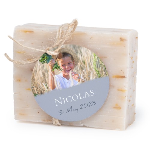 Seife mit rundem Etikett (6er-Set)