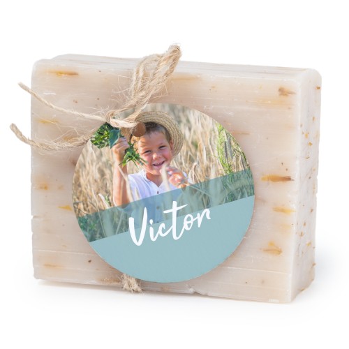 Soap bar with round label (6 pcs)