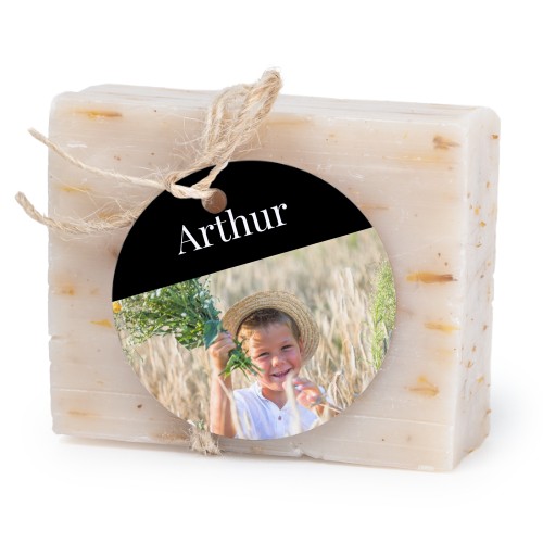 Seife mit rundem Etikett (6er-Set)