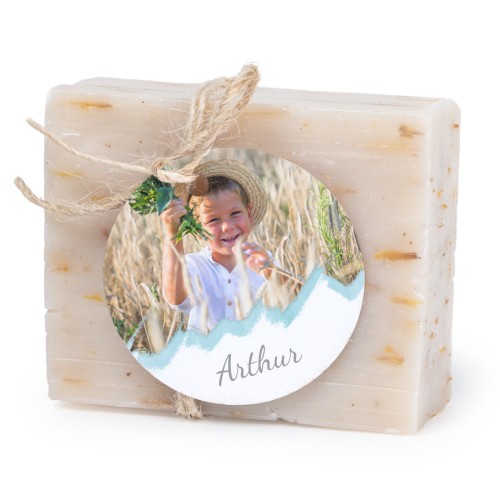 Lot de 6 savons avec étiquettes rondes