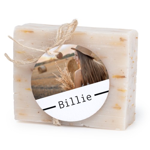 Lot de 6 savons avec étiquettes rondes