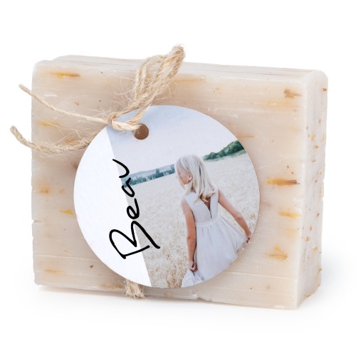 Fast tvål med rund etikett (6 st)