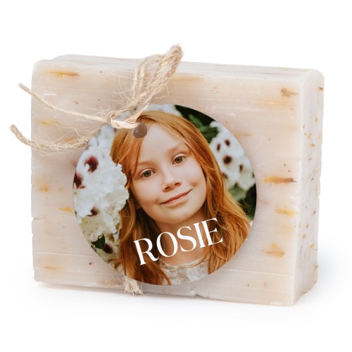 Soap bar with round label (6 pcs)