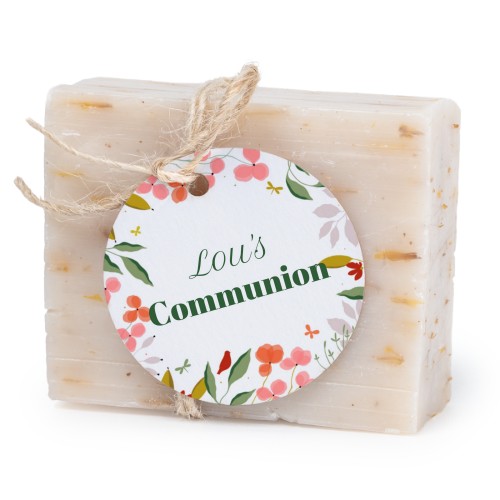 Seife mit rundem Etikett (6er-Set)