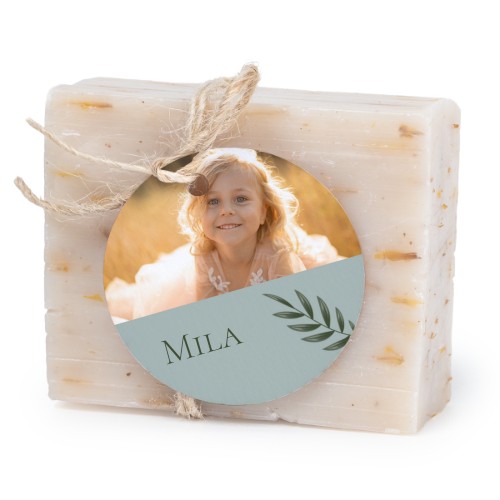 Soap bar with round label (6 pcs)