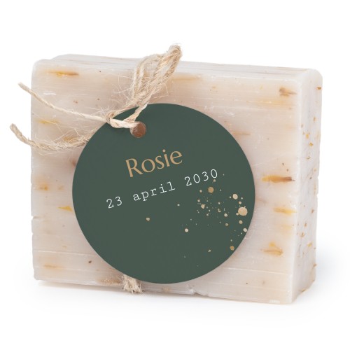 Lot de 6 savons avec étiquettes rondes Lot de 6 savons avec étiquettes rondes