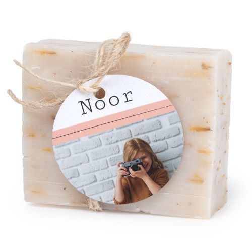 Lot de 6 savons avec étiquettes rondes