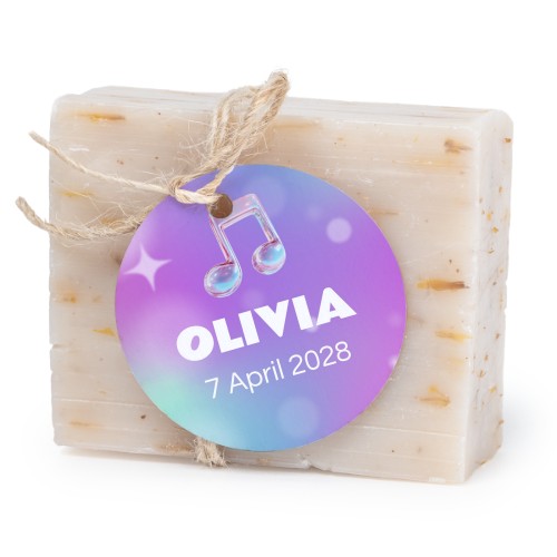 Palasaippua pyöreällä etiketillä (6 kpl)