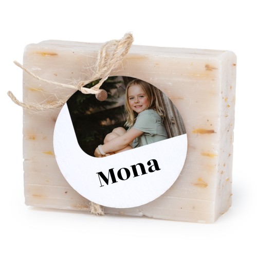 Fast tvål med rund etikett (6 st)