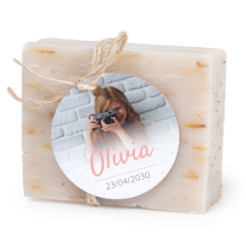 Seife mit rundem Etikett (6er-Set)