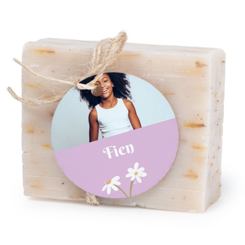 Soap bar with round label (6 pcs)