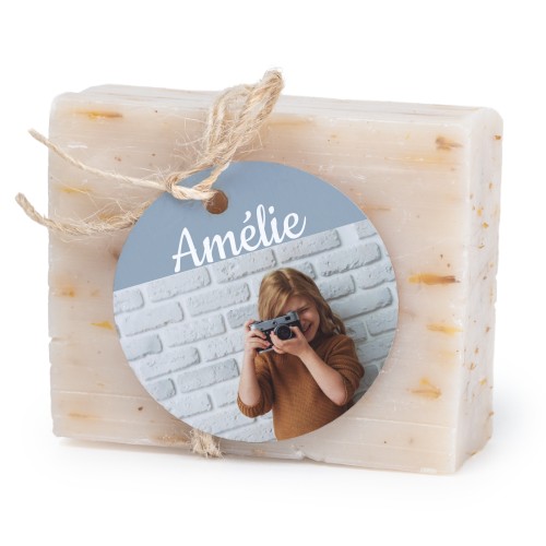 Lot de 6 savons avec étiquettes rondes